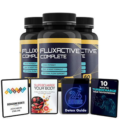 Fluxactive Complete three bottles plus bonus